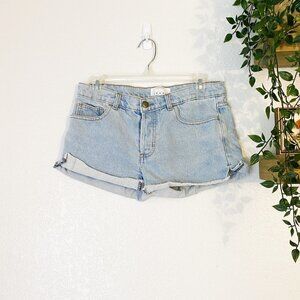 🦋 AMERICAN APPAREL Denim Jean Shorts 25 Casual Boho Festival Light Wash